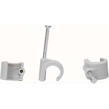 Kopp spijkerclip XmvK 10-14 mm grijs 25 stuks