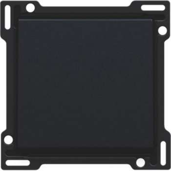Niko - Centraalplaat toets black coated - 161-61105