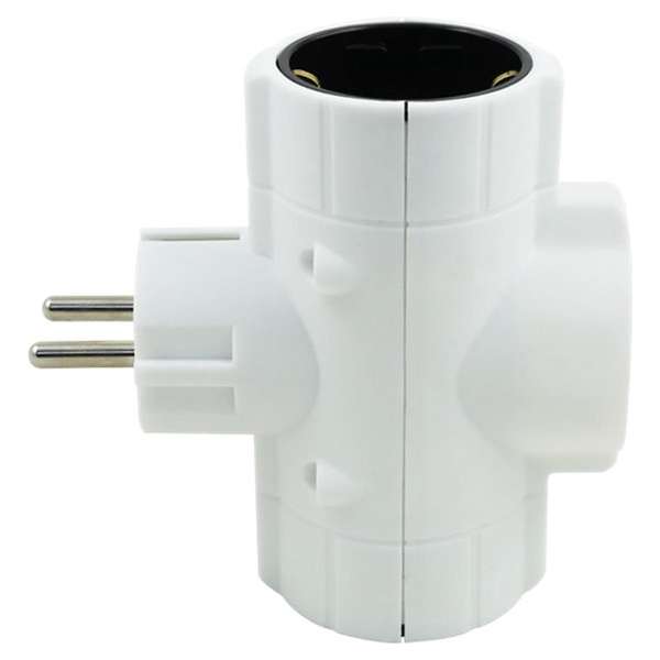 Stekker - Aigi Filona - 3680W - 3 Stopcontacten - Mat Wit - Kunststof | Nederland Stekker - Aigi Filona - 3680W - 3 Stopcontacten - Mat Wit - Kunststof | Nederland