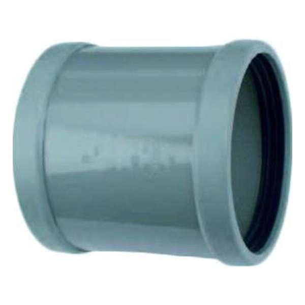 Wavin PVC Oversteekmof 2 x manchet 110 mm Wavin PVC Oversteekmof 2 x manchet 110 mm