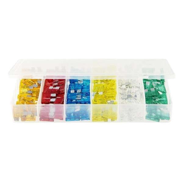 Pro Plus Steekzekeringen standaard assorti 120 stuks in kunststof box Pro Plus Steekzekeringen standaard assorti 120 stuks in kunststof box
