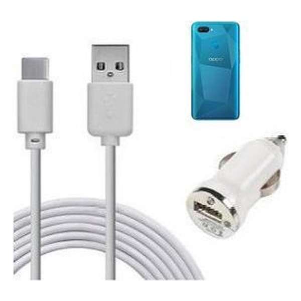 Oppo A12 Autolader USB C Oppo A12 Autolader USB C