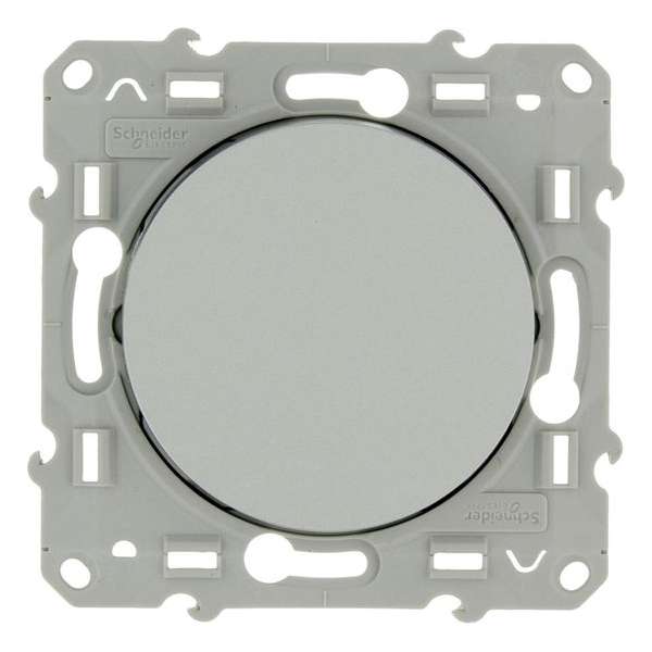 Schneider Electric Odace kruisschakelaar Aluminium Schneider Electric Odace kruisschakelaar Aluminium