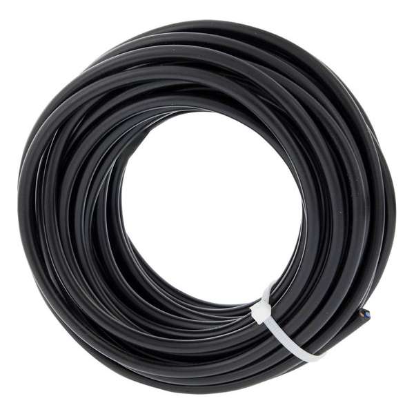 Huishoudsnoer – VMVS – belastbaar tot 1200W – 2 x 0.75 mm² – 10 m – zwart Huishoudsnoer – VMVS – belastbaar tot 1200W – 2 x 0.75 mm² – 10 m – zwart