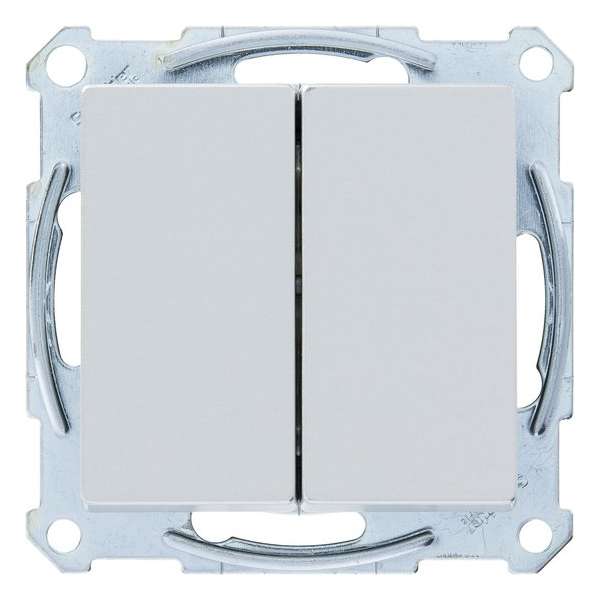 Schneider Electric System-M Serieschakelaar aluminium Schneider Electric System-M Serieschakelaar aluminium