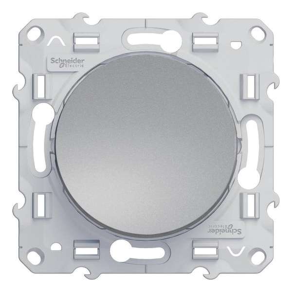 Wisselschakelaar - Aluminium - Odace - Schneider Electric - S530203 Wisselschakelaar - Aluminium - Odace - Schneider Electric - S530203