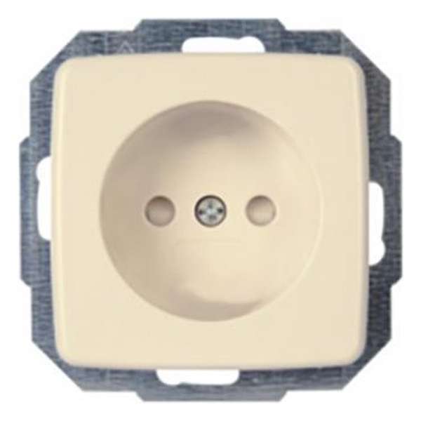 KOPP type Rivo stopcontact 1-voudig zonder randaarde | CREME KOPP type Rivo stopcontact 1-voudig zonder randaarde | CREME