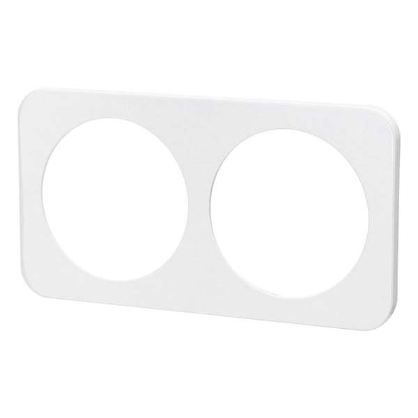 Afdekraam - Igna Jura - 2-voudig - Rond - Kunststof - Wit Afdekraam - Igna Jura - 2-voudig - Rond - Kunststof - Wit