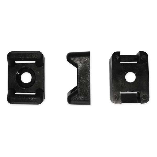 Kortpack Schroefzadels zwart, voor tyraps t/m 7.6 mm breed met 4.4 mm schroefgat. 100 stuks + kortpack pen (099.8945) Kortpack Schroefzadels zwart, voor tyraps t/m 7.6 mm breed met 4.4 mm schroefgat. 100 stuks + kortpack pen (099.8945)