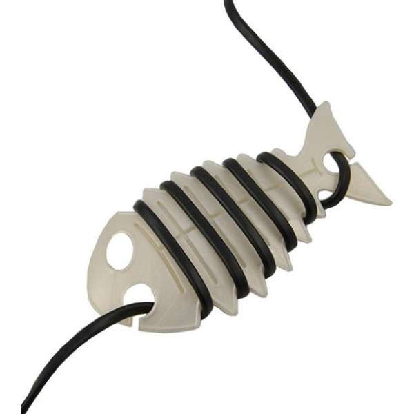 snoer oprollen met Cable Fish wit parelmoer snoer oprollen met Cable Fish wit parelmoer