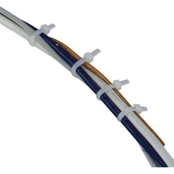 Kabelbinders 4.8 x 200 mm   -   zwart   -  zak 100 stuks   -  Tiewraps   -  Binders