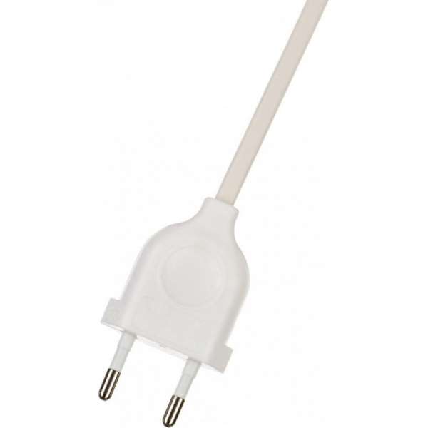 Bailey 2M Aansluitleiding met steker, Wit, 2x0.75MM Bailey 2M Aansluitleiding met steker, Wit, 2x0.75MM