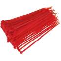 Kabelbinders Tie-Wraps 180x3.6mm Rood
