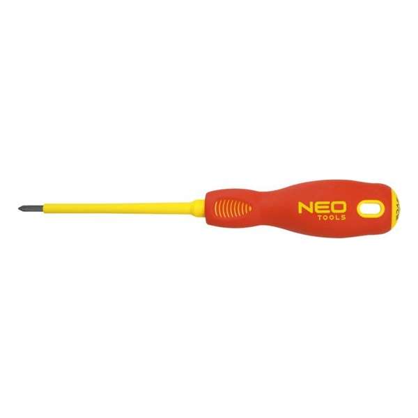 Neo Tools Schroevendraaier PH1x80mm,1000v Magnetisch CRMO Staal Pro Grip TUV M+T