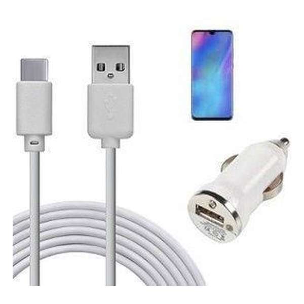 Huawei P30 Autolader USB C Huawei P30 Autolader USB C