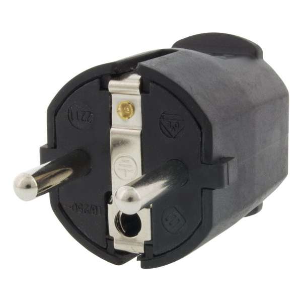 Q-Link stekker – randaarde – 10 – 16A – zwart Q-Link stekker – randaarde – 10 – 16A – zwart