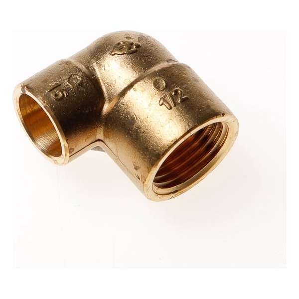 DPS Knie binnendraads kap 1/2" x 15mm DPS Knie binnendraads kap 1/2" x 15mm