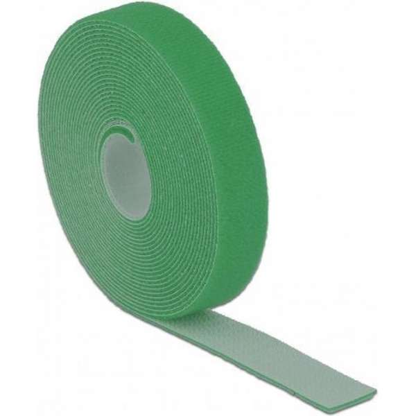 Kabelbinder Delock klittenband 5000x20mm 1x Rol groen Kabelbinder Delock klittenband 5000x20mm 1x Rol groen