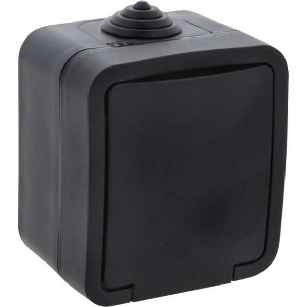 Q-Link Enkelvoudig Buitenstopcontact – Opbouw Stopcontact – Wandcontactdoos – IP54 Spatwaterdicht – Zwart Q-Link Enkelvoudig Buitenstopcontact – Opbouw Stopcontact – Wandcontactdoos – IP54 Spatwaterdicht – Zwart