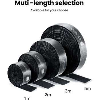 Ugreen Kabel Organiser 1 meter - Kabel management - Kabel Organizer - Klittenband - Kabelbinder - 15mm dikte