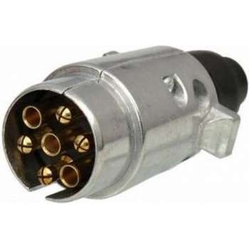 Stekker 7 polig Aluminium 12V