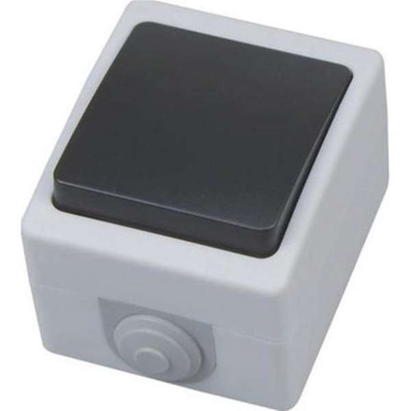 Wisselschakelaar - Opbouw - Enkel - Waterdicht IP54 Wisselschakelaar - Opbouw - Enkel - Waterdicht IP54