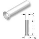 Tirex ongeïsoleerde adereindhulzen - 5 stuks - 6 mm²