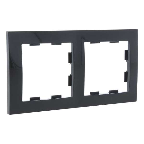 Q-Link S2 afdekraam – inbouw – 2–voudig – antraciet Q-Link S2 afdekraam – inbouw – 2–voudig – antraciet