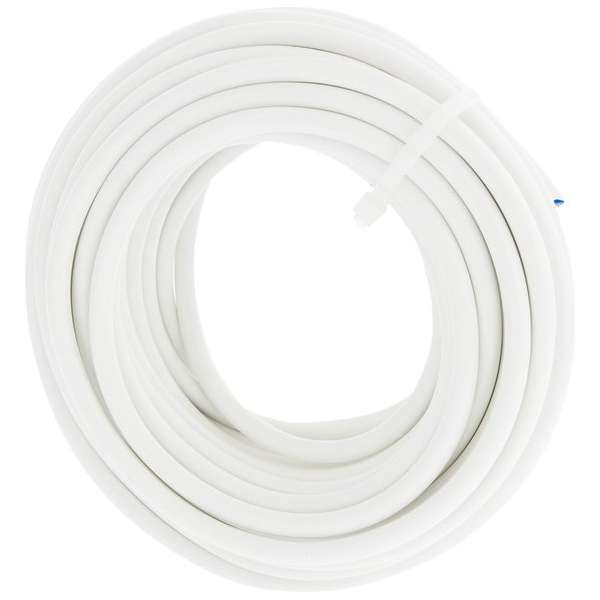 Huishoudsnoer – VMVS – belastbaar tot 1200W – 2 x 0.75 mm² – 10 m – wit Huishoudsnoer – VMVS – belastbaar tot 1200W – 2 x 0.75 mm² – 10 m – wit