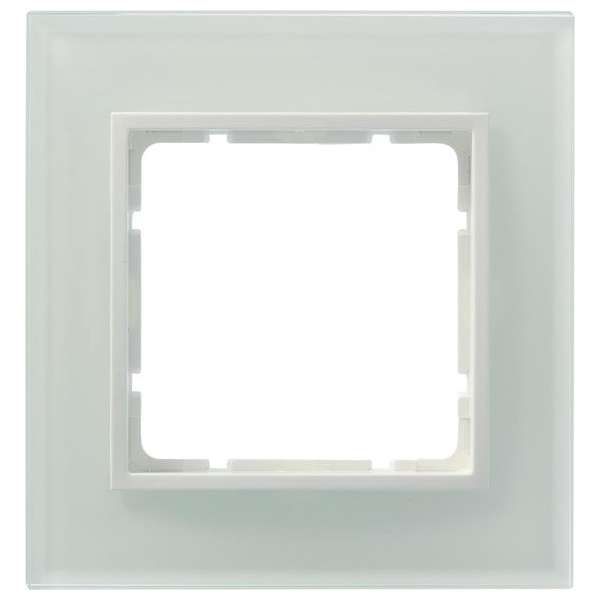 Berker Afdekraam 1-Voudig Glas Wit B.1-B.3-B.7 (Te combineren met Berker S1 serie) Berker Afdekraam 1-Voudig Glas Wit B.1-B.3-B.7 (Te combineren met Berker S1 serie)