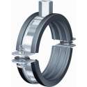 FLAM tweedelige beugel BSI, staal, blank, uitw buisdiam 8 - 10mm