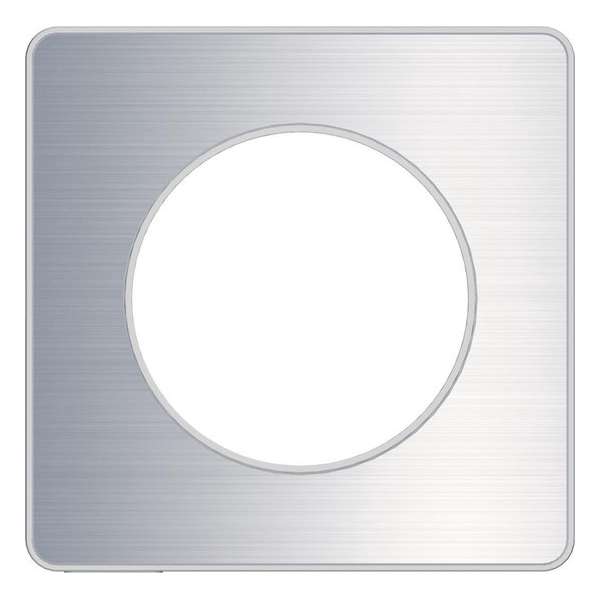 Afdekraam Odace Touch 1V - Geborsteld Aluminium - Schneider Electric - S520802J Afdekraam Odace Touch 1V - Geborsteld Aluminium - Schneider Electric - S520802J