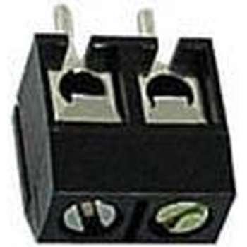 SCHROEFKLEM, 2 POLEN, LAAG PROFIEL, PITCH 5mm (SCREW02BL)