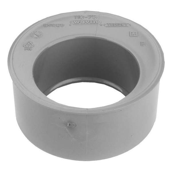 Wavin wadal inzet verloopstuk excentr. 50x32 mm, pvc Wavin wadal inzet verloopstuk excentr. 50x32 mm, pvc