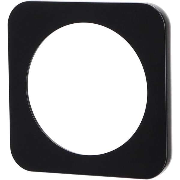 Afdekraam - Igna Jura - 1-voudig - Rond - Kunststof - Zwart