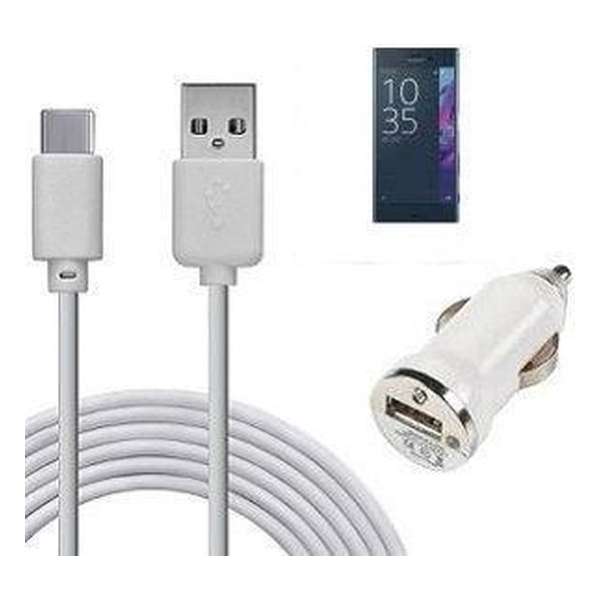 Sony Xperia XZ Autolader USB C Sony Xperia XZ Autolader USB C