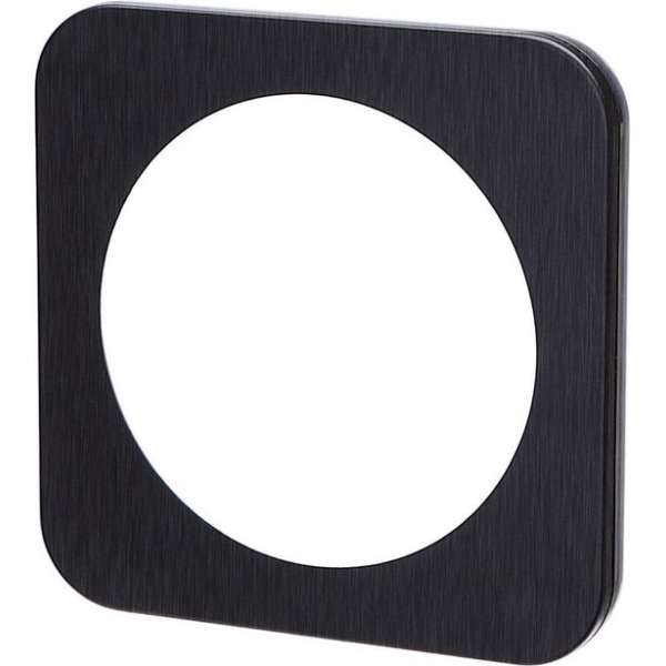 Afdekraam - Igory Jura - 1-voudig - Rond - Aluminium - Zwart Afdekraam - Igory Jura - 1-voudig - Rond - Aluminium - Zwart