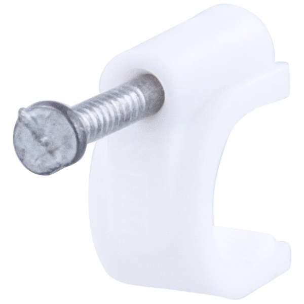 Kabelclip – rond – 8 mm – wit – 140 stuks Kabelclip – rond – 8 mm – wit – 140 stuks