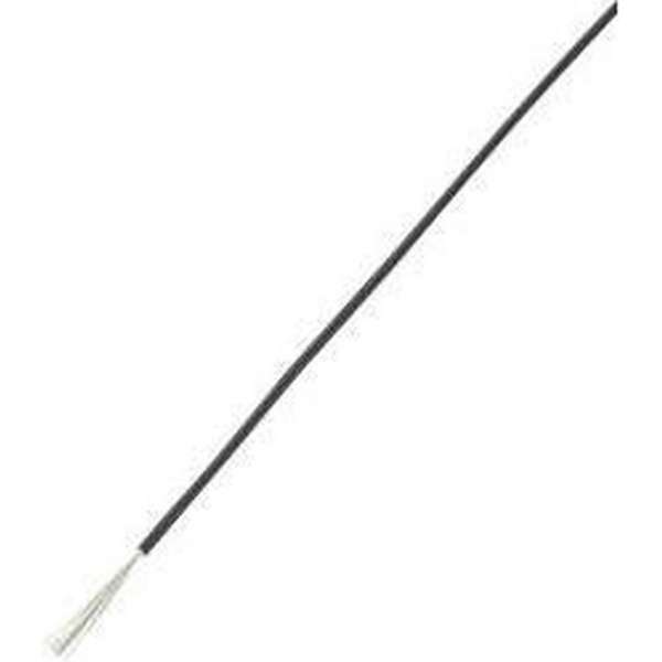 TRU COMPONENTS 1570578 Draad LiY 1 x 0.75 mm² Zwart 10 m