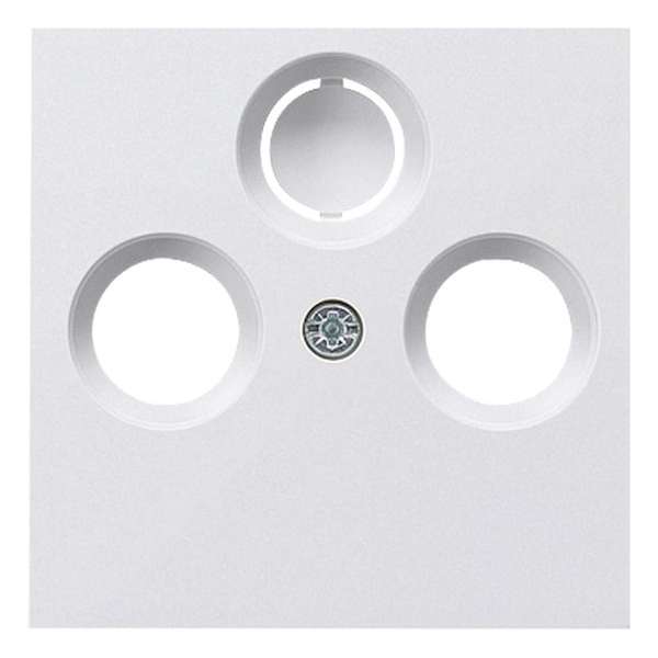 Gira System 55 centraalplaat – radio – tv – polarwit Gira System 55 centraalplaat – radio – tv – polarwit