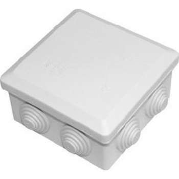 Verbindingsdoos - 7 ingangen - spatwaterdicht - 10 x 10 cm