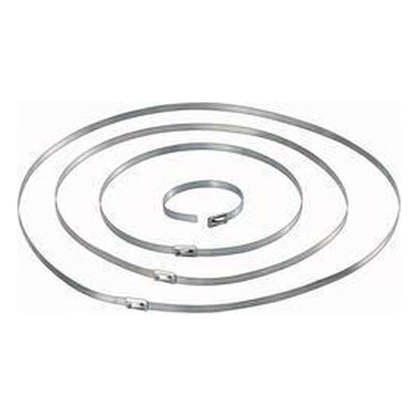 Conrad Components 546574 Kabelbinder 201 mm 4.60 mm Zilver 10 stuk(s) Conrad Components 546574 Kabelbinder 201 mm 4.60 mm Zilver 10 stuk(s)
