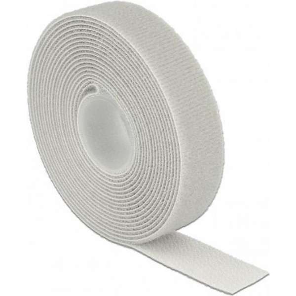 DeLOCK Klittenband rol 20mm / grijs (3 meter) DeLOCK Klittenband rol 20mm / grijs (3 meter)