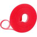Kabel klittenband | 1 cm x 5 m | rood | nylon | kabelmanagement