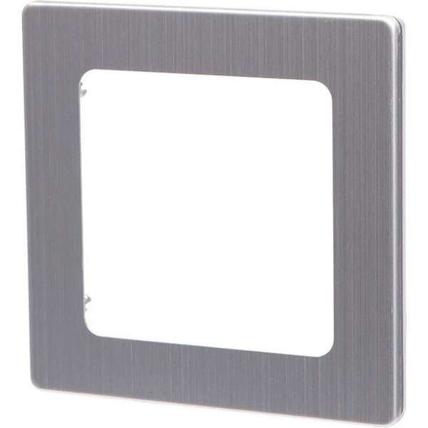 Afdekraam - Aigi Jura - 1-voudig - Vierkant - Aluminium - Zilver Afdekraam - Aigi Jura - 1-voudig - Vierkant - Aluminium - Zilver