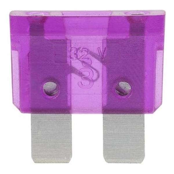 Pro Plus Steekzekeringen standaard 3A paars 6 stuks in blister Pro Plus Steekzekeringen standaard 3A paars 6 stuks in blister