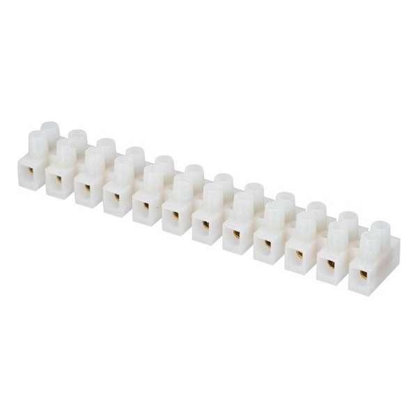 Kroonsteen Polyamide - wit - draaddikte: 6.0 mm² Kroonsteen Polyamide - wit - draaddikte: 6.0 mm²