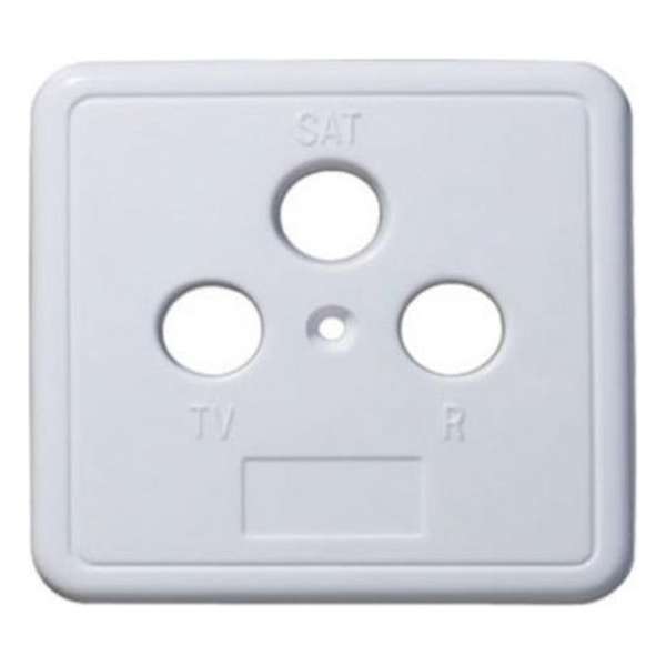 S-Impuls Afdekplaat voor 3-gats wandcontactdoos / wit S-Impuls Afdekplaat voor 3-gats wandcontactdoos / wit