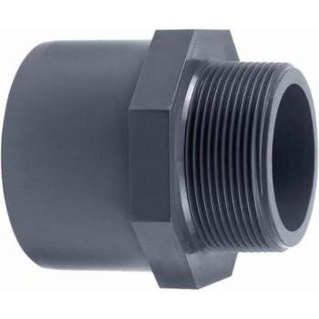 PVC puntstuk 32/40 x 1 buitendraad
