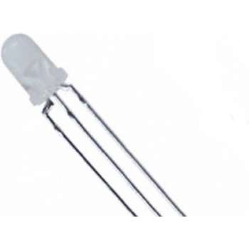 LED 3mm groen/rood BICOLR, zakje van 10 stuks
